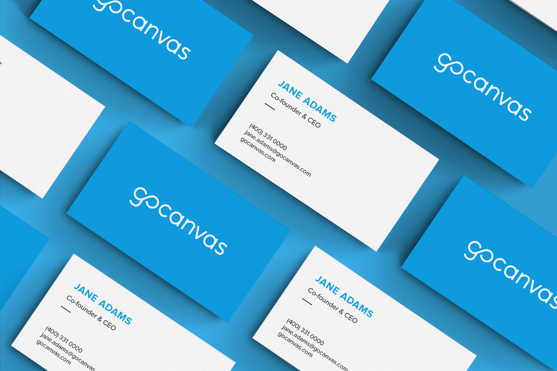 GoCanvas business cards